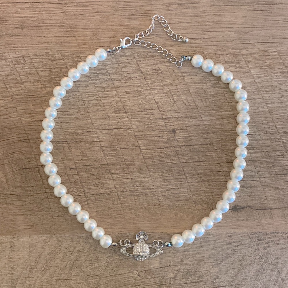 Pearl Space Necklace